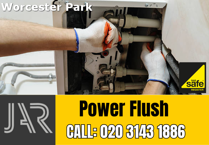 power flush Worcester Park